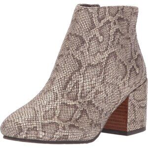 Gentle Souls by Kenneth Cole Antique Gold Leather Side ZIP Women's Heels Boots